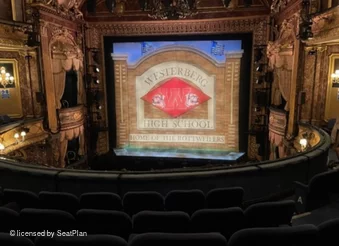 Theatre Royal Haymarket Royal Circle E9 view from seat photo