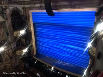 Novello Theatre Grand Circle AA9 view from seat photo
