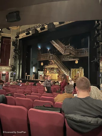Broadhurst Theatre Orchestra M14 view from seat photo