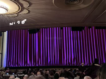 Music Box Theatre Orchestra N108 view from seat photo