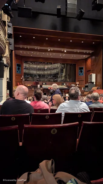 Duke of York's Theatre Stalls K4 view from seat photo