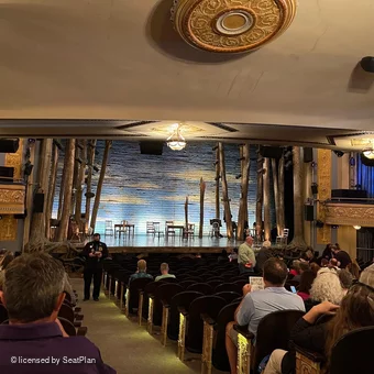 Gerald Schoenfeld Theatre Orchestra S1 view from seat photo