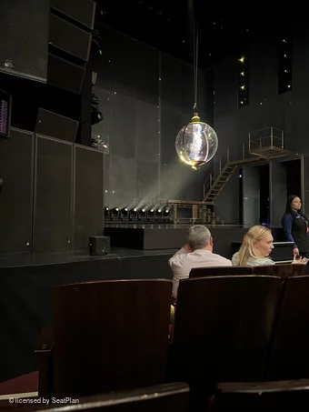 Marquis Theatre Orchestra D13 view from seat photo