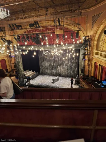 Barrymore Theatre Rear Mezzanine B14 view from seat photo