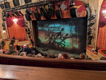 Bernard B. Jacobs Theatre Mezzanine E18 view from seat photo