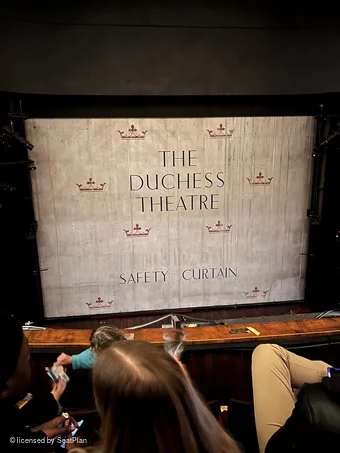 Duchess Theatre Dress Circle C13 view from seat photo