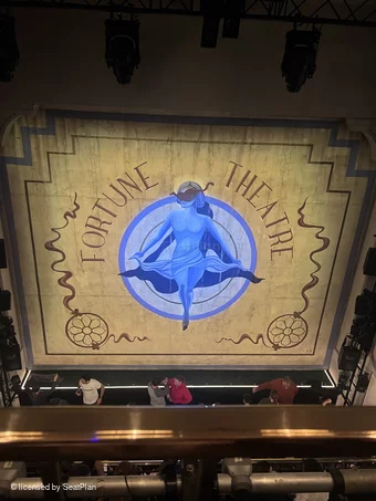 Fortune Theatre Upper Circle A6 view from seat photo