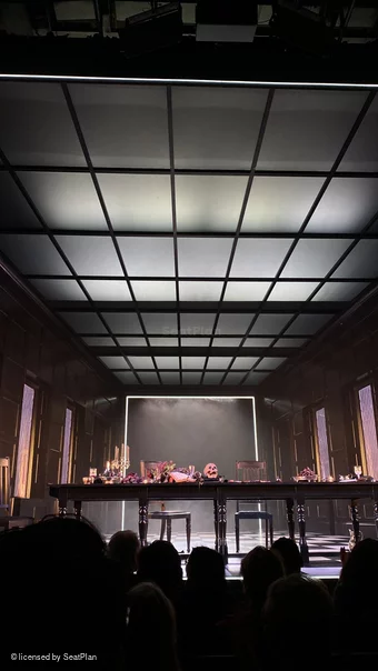 Almeida Theatre Stalls D15 view from seat photo