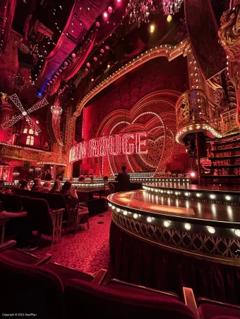 Al Hirschfeld Theatre Orchestra F8 view from seat photo