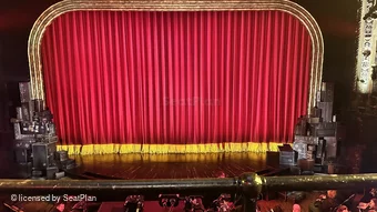 Studio 54 Theatre Front Mezzanine AA111 view from seat photo