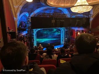 Broadway Theatre Rear Mezzanine H10 view from seat photo