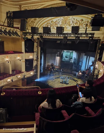 Lyric Theatre Grand Circle D7 view from seat photo