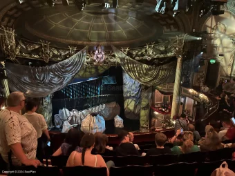 His Majesty's Theatre Grand Circle H26 view from seat photo