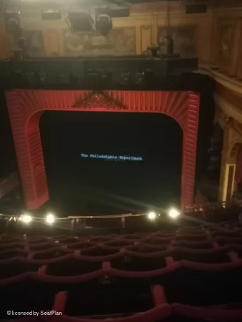Phoenix Theatre Grand Circle J6 view from seat photo