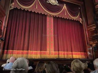 St Martin's Theatre Stalls F6 view from seat photo