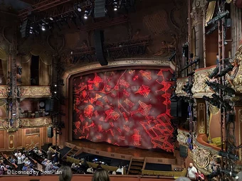 Lyceum Theatre Royal Circle D5 view from seat photo