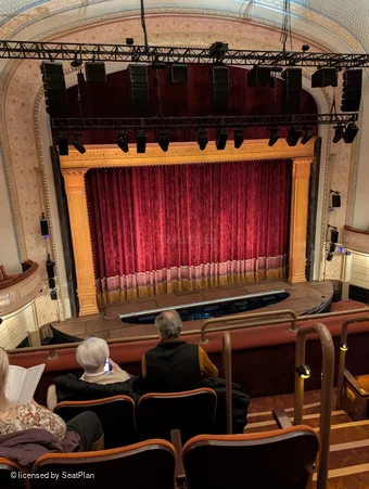 Majestic Theatre Front Mezzanine D3 view from seat photo