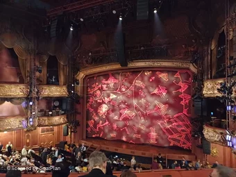 Lyceum Theatre Royal Circle D12 view from seat photo