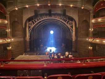 Lyric Theatre Dress Circle C114 view from seat photo