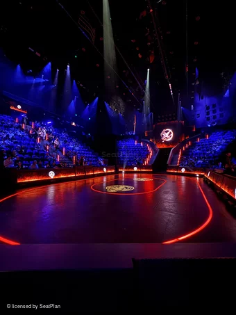 Troubadour Canary Wharf Theatre District 1 A33 view from seat photo