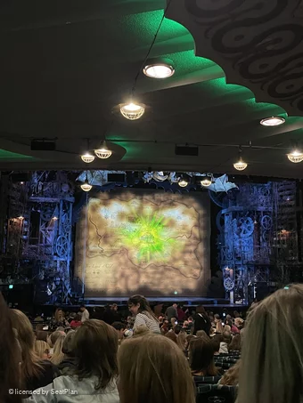 Apollo Victoria Theatre Stalls ZE37 view from seat photo