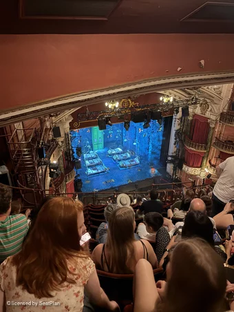 New Wimbledon Theatre Upper Circle K33 view from seat photo