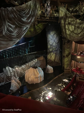 His Majesty's Theatre Grand Circle A33 view from seat photo