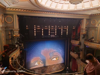 Aldwych Theatre Grand Circle D26 view from seat photo
