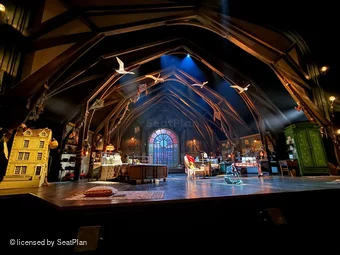 Barbican Theatre Stalls B25 view from seat photo