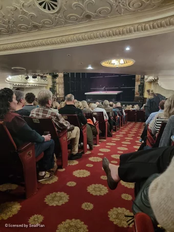 Richmond Theatre Stalls T5 view from seat photo