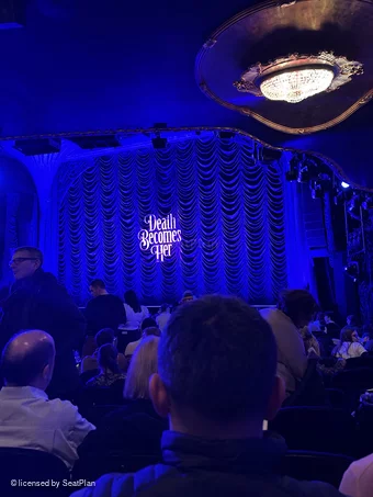 Lunt-Fontanne Theatre Orchestra R10 view from seat photo