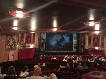 Liverpool Empire Stalls U55 view from seat photo