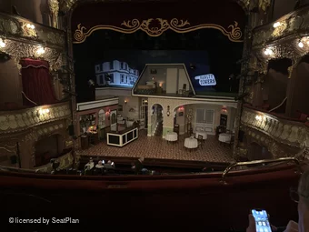 Apollo Theatre Dress Circle C15 view from seat photo