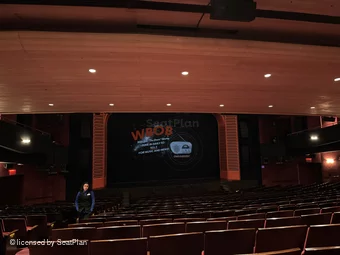 Marquis Theatre Orchestra W101 view from seat photo