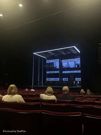 Peacock Theatre Stalls P4 view from seat photo