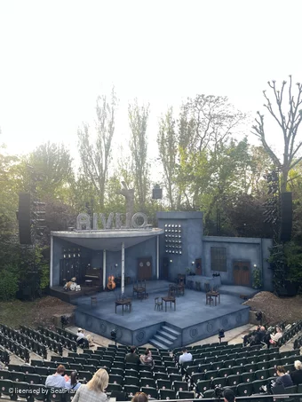 Regent's Park Open Air Theatre Upper Centre Q51 view from seat photo