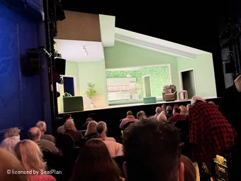 Hayes Theater Orchestra J5 view from seat photo