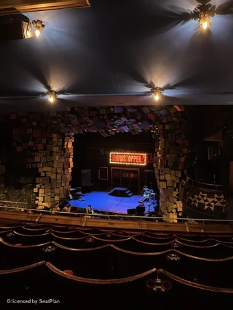 Cambridge Theatre Dress Circle G4 view from seat photo