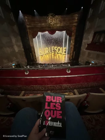 Savoy Theatre Dress Circle B15 view from seat photo