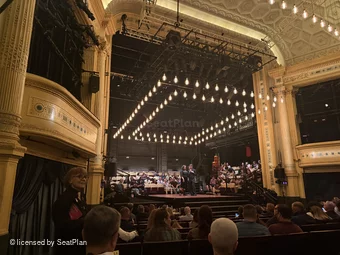Hudson Theatre Orchestra O7 view from seat photo