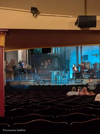 Lyric Theatre Stalls W17 view from seat photo