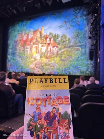 Hayes Theater Orchestra K4 view from seat photo