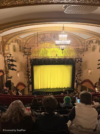 Golden Theatre Rear Mezzanine G117 view from seat photo