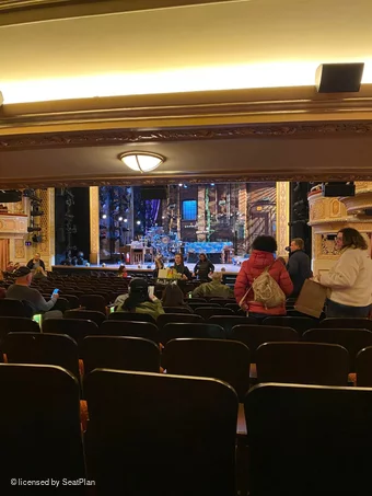 James Earl Jones Theatre Orchestra P12 view from seat photo