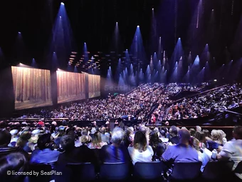 ABBA Arena Block G N28 view from seat photo