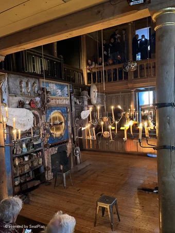 Sam Wanamaker Playhouse Playhouse Lower Gallery C35 view from seat photo
