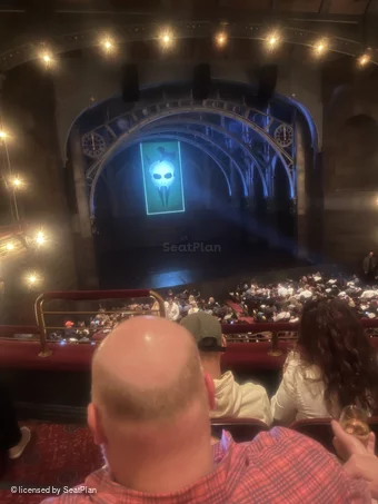 Lyric Theatre Dress Circle C101 view from seat photo