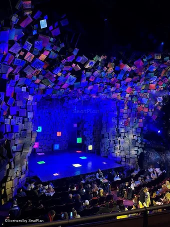 Cambridge Theatre Dress Circle B31 view from seat photo