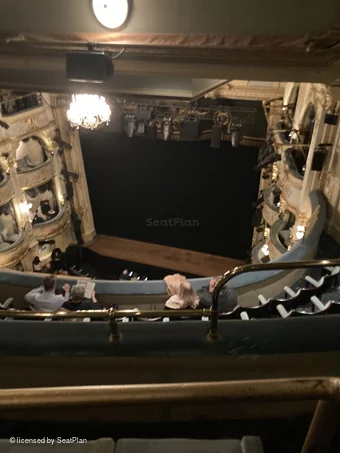 Wyndham's Theatre Grand Circle F6 view from seat photo