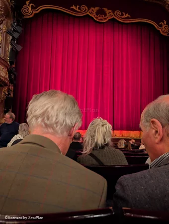 Apollo Theatre Stalls L16 view from seat photo